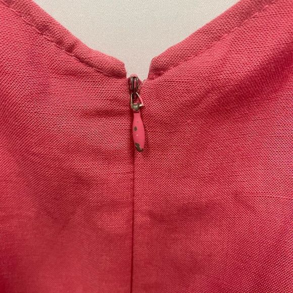 Isabella DeMarco Pink Linen Blend Dress - Picture 3 of 6